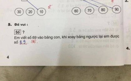 Chỉ là bài toán đố vui tiểu học nhưng gây tranh cãi dữ dội: Xoay ngược số 69 thì được số nào?