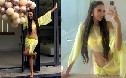 Vợ mẫu Tây của Bùi Tiến Dũng diện bikini cắt xẻ táo bạo, cùng chồng và hội cầu thủ bạn thân tiệc tùng