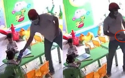 2 góc camera vụ người đàn ông giật điện thoại của bé 3 tuổi: Sau vài giờ đã bị bắt