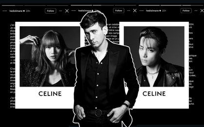 Celine bị Hedi Slimane dằn mặt: Chia tay rồi ngưng bắt chước