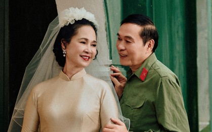 Ảnh cưới của NSND Lan Hương và NSƯT Đỗ Kỷ