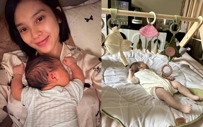 Quỳnh Lương "va trúng" wonder week của con gái, phát sợ khi nghe con khóc khản giọng