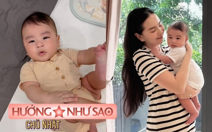 Cho con tập thể thao mỗi sáng, MC Mai Ngọc nhờ cậy tới 1 thứ siêu mát để khỏi lo mồ hôi
