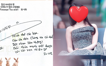 Nữ ca sĩ số 1 Hàn Quốc viết thư tay bằng tiếng Việt, hé lộ 1 ý định ở Việt Nam
