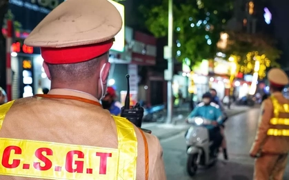 Hơn 2.000 tài xế vi phạm nồng độ cồn trong ngày đầu nghỉ Tết Dương lịch