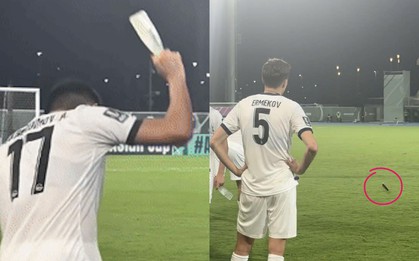 Cầu thủ U23 Kyrgyzstan tức giận ném cả iPhone 17 sau trận thua U23 Việt Nam