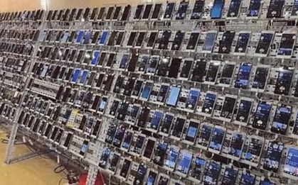 Quy mô khủng khiếp của “trang trại điện thoại” dưới tay "ông trùm" Chen Zhi