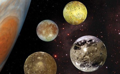 Một hành tinh đang áp sát Trái Đất, khoe các "mặt trăng sự sống"