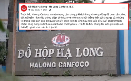 Fanpage Đồ hộp Hạ Long thông báo "tiêu diệt được viruss tả lợn châu Phi”, sản phẩm vẫn đảm bảo nhưng 15 phút thì xoá