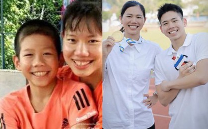 Hot rần rần ảnh chị em Ánh Viên - Quang Thuấn ngày ấy - bây giờ