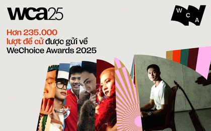 Hơn 235.000 lượt đề cử sau 2 ngày được cộng đồng gửi về: WeChoice Awards 2025 BÙNG NỔ!