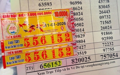 Xổ số miền Nam: Sáng 12-1, đại lý đang tìm người trúng độc đắc 84 tỉ đồng