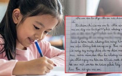 Bài văn tả "mẹ Nga" hài hết cỡ: Mẹ dậy lúc 6h50 phút nhưng uốn éo... Chân mẹ mũm mĩm, đen thùi lùi nhưng rất đáng yêu