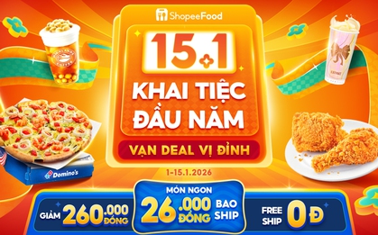 “Tín hiệu” từ ShopeeFood để bạn khai tiệc đầu năm cùng “chiến hữu” văn phòng