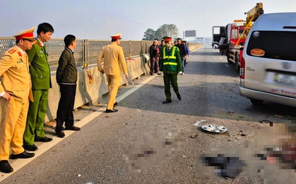 Hiện trường vụ tai nạn thảm khốc trên cao tốc khiến 4 người chết, 6 người bị thương