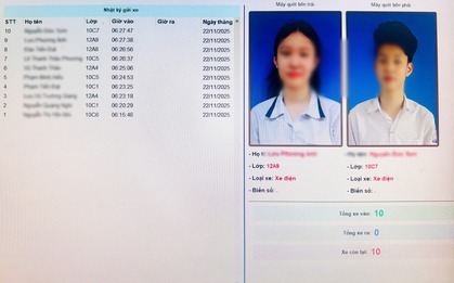 Trường cấp 3 ở Hải Phòng tuyên dương TOP 10 học sinh đến trường SỚM NHẤT theo camera AI