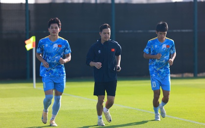 Đình Bắc và "Lamine Yamal xứ Thanh" Văn Thuận tập riêng trước trận tứ kết U23 châu Á