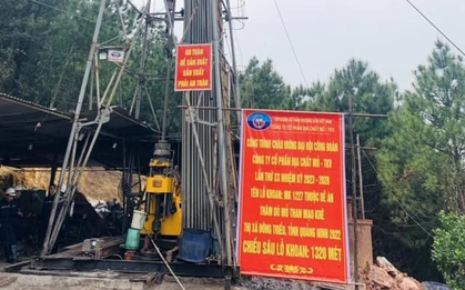 Chinh phục địa chất phức tạp, khoan sâu 1.320m vào lòng đất tìm kho báu, một doanh nghiệp trên sàn lập kỳ tích chưa từng có tại Quảng Ninh
