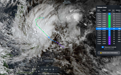 Nokaen - cơn bão đầu tiên năm 2026 xuất hiện gần Biển Đông: Mạnh lên nhanh chóng, liệu có vào Việt Nam?