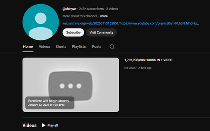 YouTube xuất hiện video dài 140 năm, thực hư ra sao?
