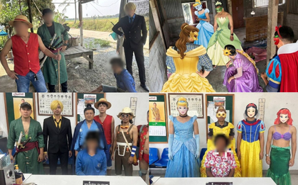 Luffy ngừng tìm kho báu, cùng Bạch Tuyết, Lọ Lem... truy quét ma túy: Chuyện gì đang xảy ra ở đồn cảnh sát này?