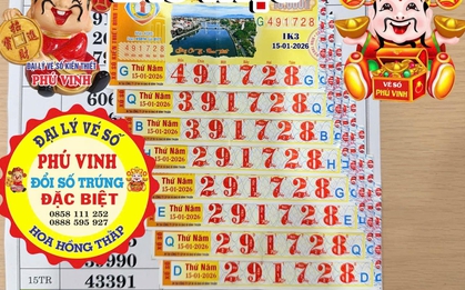 Xổ số miền Nam: Chiều 16-1, xuất hiện nhiều người trúng độc đắc, an ủi và giải nhất