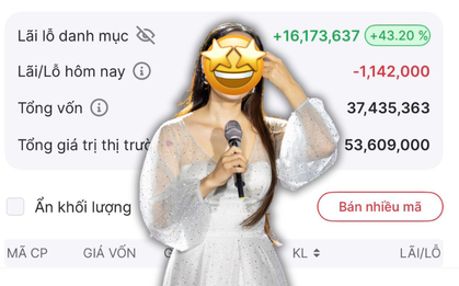 Một ca sĩ Vbiz khoe lãi 16 triệu nhờ chứng khoán, thừa nhận "chỉ đầu tư vui thôi", hẹn 10 năm nữa "mới sờ vào”
