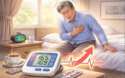 Nếu huyết áp tăng vọt vào buổi sáng, có thể do 2 sai lầm nhiều người mắc phải