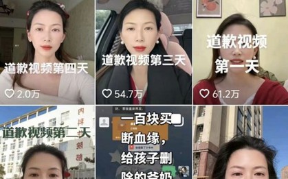 Người phụ nữ lên mạng tố chồng ngoại tình xong bị kiện ngược, phải đăng video xin lỗi công khai suốt 15 ngày