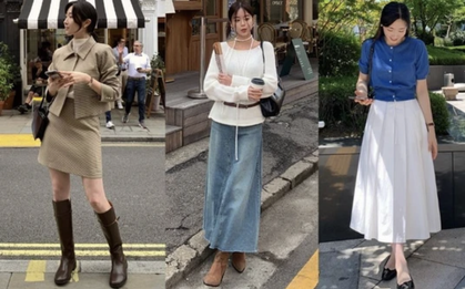 4 mẫu chân váy trẻ trung hơn nhiều so với chân váy đen, chị em đừng "đóng khung" style nữa
