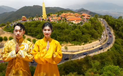 Việt Nam có tiên cảnh: Ngôi chùa rộng 1.000 ha trên núi Chín Khúc - nơi con trai tỷ phú Phạm Nhật Vượng làm lễ Hằng thuận