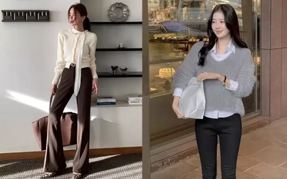 4 cách mặc áo len chuẩn thanh lịch tới công sở