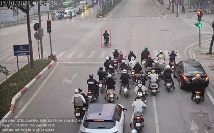 Danh sách xe bị phạt nguội qua camera AI tại Hà Nội tuần qua