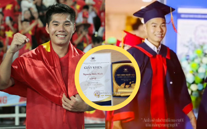 Lộ diện "học bá" U23 Việt Nam Nguyễn Hiểu Minh: Đá bóng hay, học giỏi còn điển trai 10 điểm