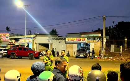 Cảnh sát phong toả căn nhà, truy tìm nghi phạm vụ cướp ngân hàng ở Gia Lai