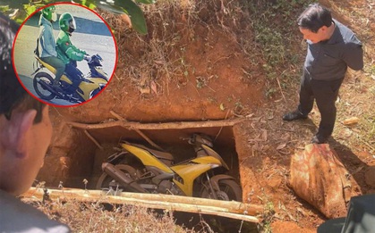 Vụ 2 tên cướp ngân hàng lấy 1,8 tỷ đồng: Hé lộ bất ngờ về nơi phát hiện chiếc xe máy bị chôn