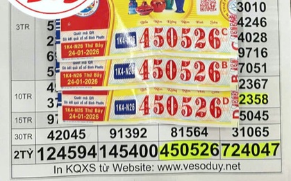 Người phụ nữ mua vé số, hôm sau dẫn 3 anh chị em đến đại lý làm một việc trong đêm