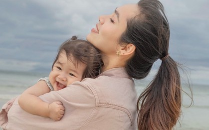 Hoàng My một mình nuôi con