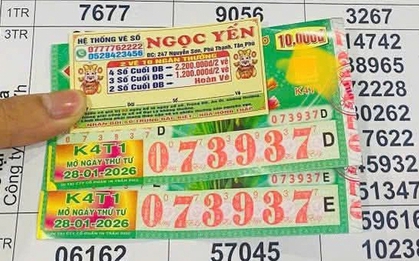Xổ số miền Nam: Đại lý ở TPHCM và Tây Ninh đang tìm người trúng độc đắc 24 tờ vé số