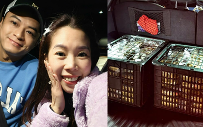 Hồng Đăng làm shipper