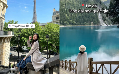 Trend này cợt nhả dễ sợ: Đi khắp thế giới nhưng check-in ở Đà Lạt, hồ Đá làng đại học Quốc gia Thủ Đức