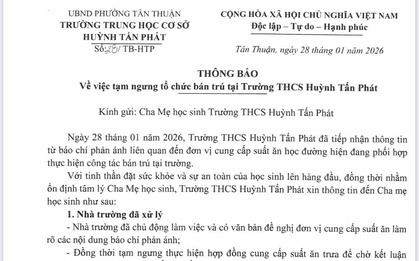 Nhiều trường học ở TPHCM tạm ngưng bán trú sau nghi vấn thực phẩm không an toàn