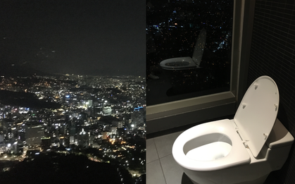 Khách Việt hoảng hồn khi đi toilet ở Hàn Quốc: "Bức tường bằng kính và tôi nhìn thấy mọi thứ bên ngoài"