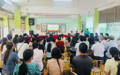 Hơn 100 phụ huynh TP.HCM đối thoại vụ suất ăn bán trú nghi kém chất lượng