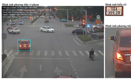 Camera AI phát hiện 416 phương tiện vi phạm tại Ninh Bình chỉ trong một tuần