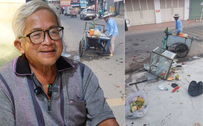 Câu chuyện bất ngờ phía sau chiếc xe trái cây vỡ nát của người đàn ông 64 tuổi một mình nuôi vợ bệnh ở TP.HCM