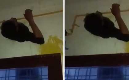 Tên trộm mắc kẹt trong ống thông gió khi cố đột nhập nhà dân