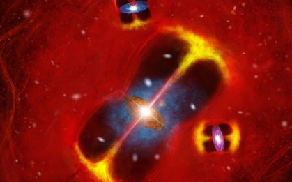 Vượt thời gian 12,4 tỉ năm, "quái vật lửa" viết lại lịch sử vũ trụ
