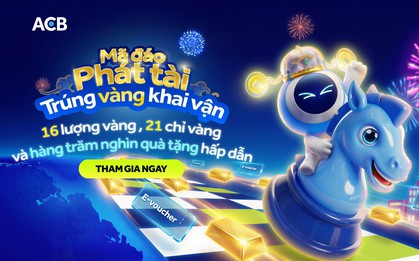 ACB ra mắt chương trình “Mã đáo phát tài”, mang cơ hội “trúng vàng khai vận” dịp Tết Bính Ngọ 2026