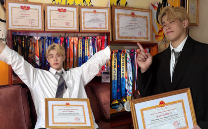 "Cực phẩm" tuyển võ Việt Nam gây bão với visual chuẩn nam thần, nhìn sang loạt bằng khen, huy chương mới thực sự "choáng"!